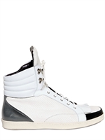 TOM REBL - SNEAKERS DI NAPPA CON FRANGE