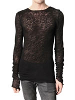 BR.UNO - SILK CASHMERE WOOL KNIT HOODED SWEATER
