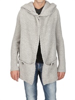 MA RY YA - WOOL AND ALPACA KNIT UNEVEN SWEATER
