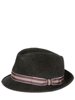 ANTHONY PETO - CAPPELLO IN FELTRO DI LAPIN - NERO