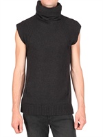 IF ONLY WAS TRUE - WOOL KNIT TURTLENECK SLEVELESS