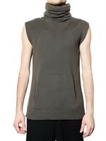 IF ONLY WAS TRUE - WOOL KNIT TURTLENECK SLEVELESS