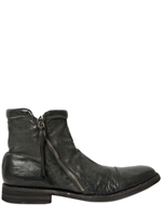 BB BRUNO BORDESE WASHED - SIDE ZIPPED CALFSKIN BOOTS