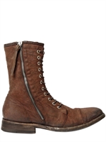 BB BRUNO BORDESE WASHED - STIVALI DI PELLE CERATA