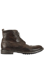 SHOTO - STIVALI BROGUE DI PELLE