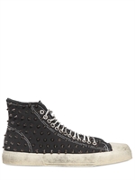 GIENCHI - OXIDATED NIETEN CANVAS SNEAKERS