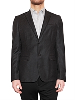 TONELLO - SILK PIPING WOOL CASHMERE FLANNEL JACKET