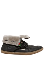 DOLFIE - MOCASSINI DI ECO SHEARLING E PELLE