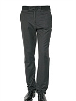 GIVENCHY - JOGGER STYLE WOOL COTTON TWILL TROUSERS