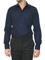 GIVENCHY - ZIPPED SHOULDERS MID FIT POPLIN SHIRT