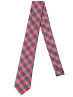 GIVENCHY - 7CM CHECKED SILK JACQUARD TIE