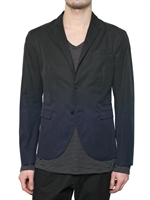 NEIL BARRETT - DEGRADE' STRETCH MAKO' COTTON JACKET