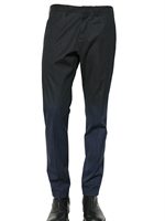 NEIL BARRETT - DEGRADE' STRETCH MAKO COTTON TROUSERS