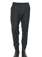 NEIL BARRETT - HERRINGBONE WOOL JOGGER STYLE TROUSERS