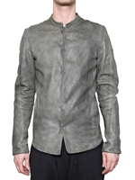 VAZ RAJAN - SHEEPSKIN HOOK EYE LEATHER JACKET
