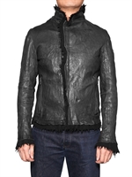 SHELLAC - SHEEPSKIN AND BOILED WOOL LEATHER JACKET