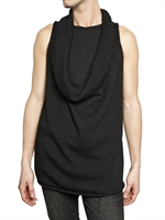 ISABEL BENENATO - GILET IN ALPACA CON COLLO A COSTINE