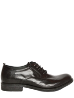 SARTORI GOLD - WASHED CALFSKIN LACE-UP SHOES