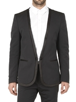 CHRISTIAN PELLIZZARI - SILK BLEND CANNETE TUXEDO JACKET