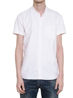 BALMAIN - CAMICIA CON COLLETTO ALLA COREANA E TIGRE RICAMATA