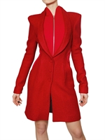 JEAN-PIERRE BRAGANZA - CAPPOTTO IN BOUCLE DI LANA