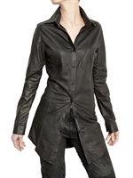 TUESDAY NIGHT BAND PRACTICE - NAPPA LEATHER LONG SHIRT