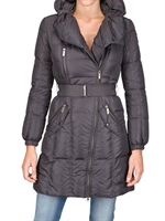 ADD - WIDE ROLLED COLLAR NYLON DOWN JACKET