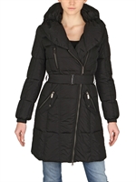 ADD - WIDE ROLLED COLLAR NYLON DOWN JACKET