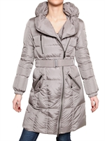 ADD - WIDE ROLLED COLLAR NYLON DOWN JACKET