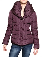 ADD - DRAWSTRING HOODED NYLON DOWN JACKET