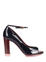 NINA RICCI - 95MM PATENT ANKLE STRAP SANDALS