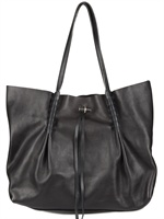 NINA RICCI - GRAINY CALFSKIN SHOPPER SHOULDER BAG