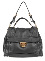 NINA RICCI - WASHED LEATHER SATCHEL