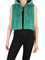 SIMONETTA RAVIZZA - KETTY MINK FUR MINI VEST