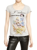 PHILIPP PLEIN - SWAROVSKI J'ADORE BAUMWOLL JERSEY T-SHIRT