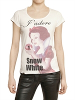 PHILIPP PLEIN - SWAROVSKI SNOW WHITE BAUMWOLL JERSEY T-SHIRT