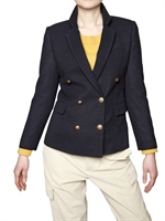 BOY BY BAND OF OUTSIDERS - DOUBLE BREASTED BOILED WOOL CREPE JACKET
