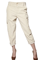BOY BY BAND OF OUTSIDERS - CORDUROY CARGO TROUSERS - IVORY