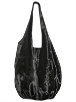 X CREATION - PONY EFFECT LEATHER SHOULDER BAG