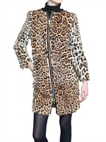 EMILIO PUCCI - LEOPARD PRINT KIDSKIN FUR COAT
