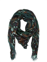 EMILIO PUCCI - CASHMERE AND SILK WOVEN FOULARD