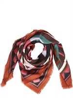 EMILIO PUCCI - FOULARD IN SETA E CASHMERE - MULTICOLORE