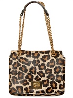 EMILIO PUCCI - LEOPARD PRINT CALFSKIN SHOULDER BAG