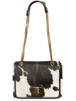 EMILIO PUCCI - SPOTTED PRINT PONYSKIN SHOULDER BAG