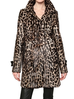PLACE - LEOPARD PRINT PONY EFFECT KIDSKIN FUR CO