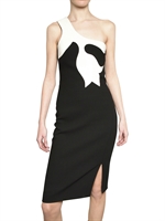 VERSACE - DOPPEL CREPE WOLL KLEID