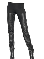 MAISON MARTIN MARGIELA - NAPPA AND LYCRA LEGGINGS
