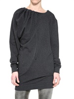 MM6 DI M.M.MARGIELA - PUFF SCHULTER FLEECE KLEID