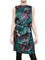 TWENTY8TWELVE - FLEURON DRUCK SATIN KLEID