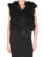 GAOWEI+XINZHAN - OSTRICH FEATHERS VEST